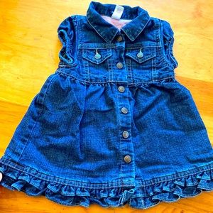 BABY GAP 6-12 mo. denim dress